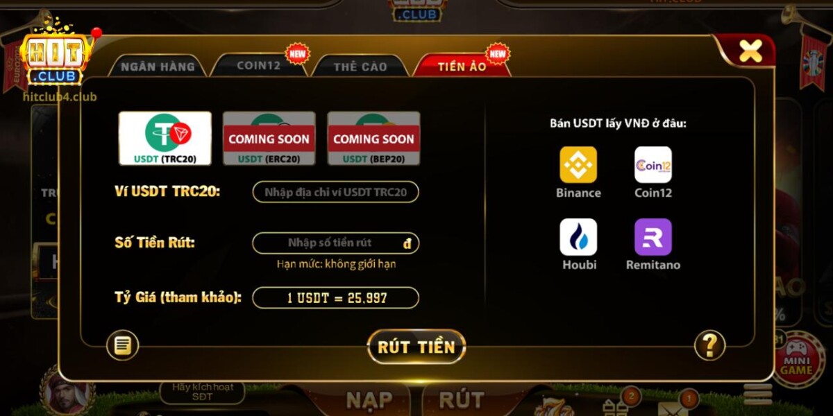 Rút tiền ảo USDT hiện đại